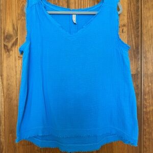 Zenana Outfitters Vibrant Blue Tank Top